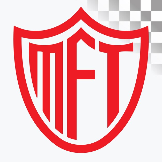 Diseño del logotipo de la letra MFT