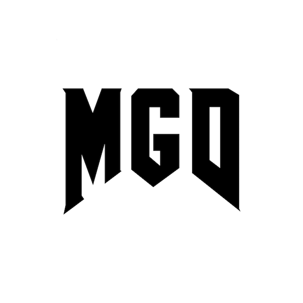 Diseño de logotipo de letra MGD para una empresa de tecnología Diseño de Logotipo MGD combinación de colores blanco y negro Diseño de diseño de logotipo MGD Vector MGD Diseño de icono MGD Alfabeto MGD Tipografía