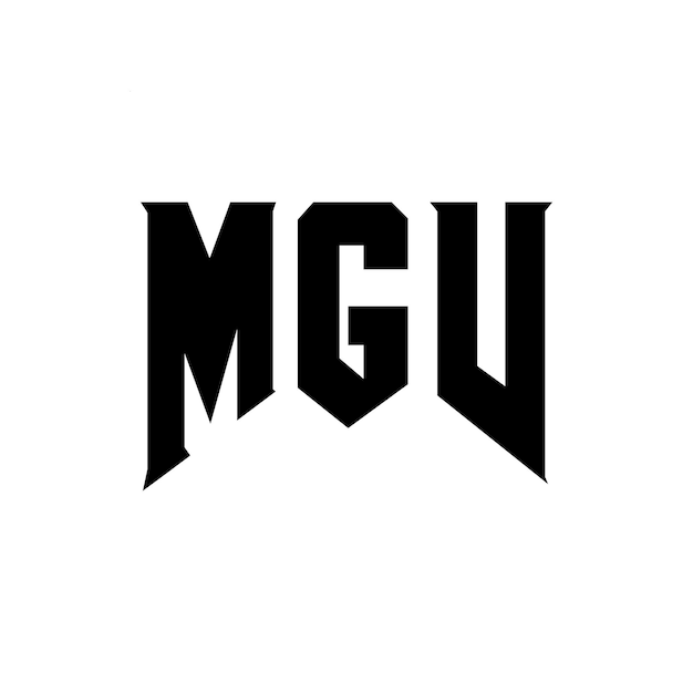 Diseño de logotipo de letra MGV para una empresa de tecnología Diseño del logotipo MGV combinación de colores blanco y negro Logotipo MGV Vector Diseño MGV Icono MGV Alfabeto MGV Tipografía Diseño del Logotipo