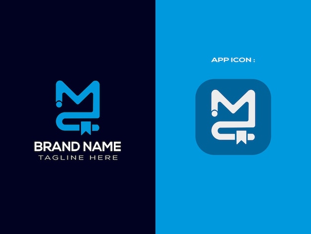diseño de logotipo de letra mínima empresarial