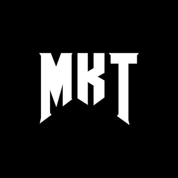 Diseño de logotipo de letra MKT para la empresa de tecnología MKT diseño de logotipo combinación de colores blanco y negro MKT logotipo MKT vector MKT diseño MKT icono MKT alfabeto MKT tipografía diseño de logotip