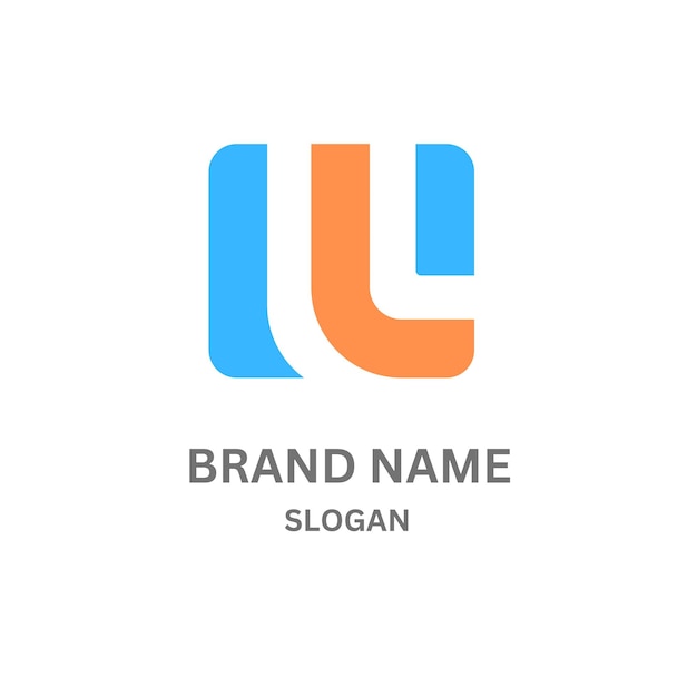 Diseño del logotipo de la letra ML325