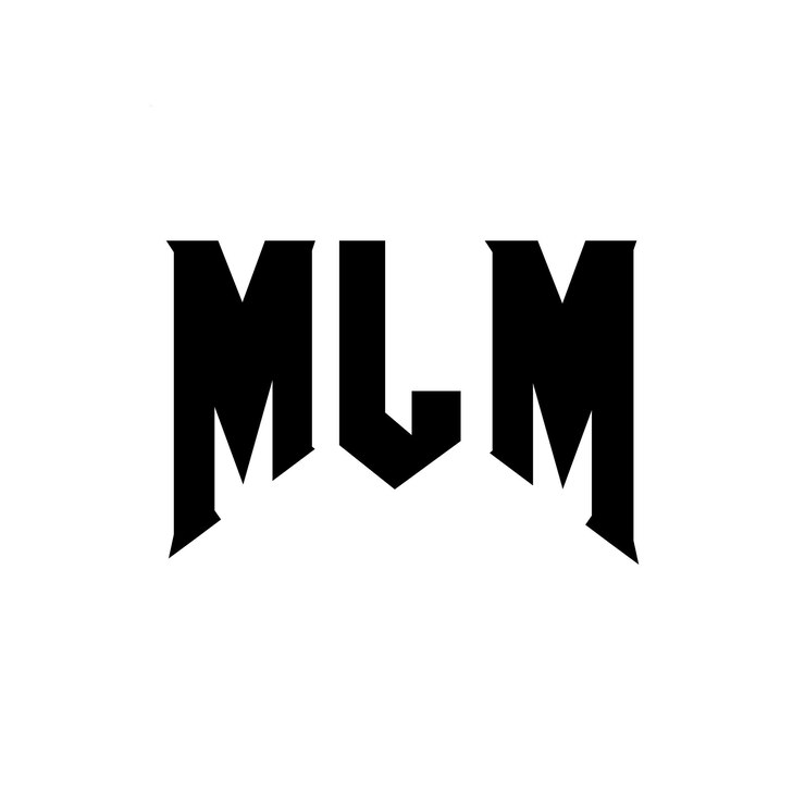 Vector diseño de logotipo de letra mlm para una empresa de tecnología diseño del logotipo mlm combinación de colores blanco y negro logotipo mlm vector mlm diseño del icono mlm alfabeto mlm tipo de logotipo diseño