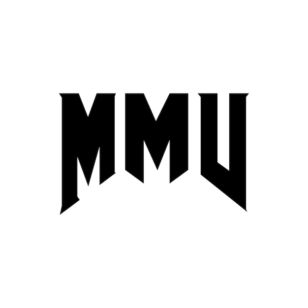 Diseño de logotipo de letra MMV para una empresa de tecnología Diseño del logotipo MMV combinación de colores blanco y negro Logotipo MMV vector MMV diseño Icono MMV alfabeto MMV tipografía Diseño del Logotipo