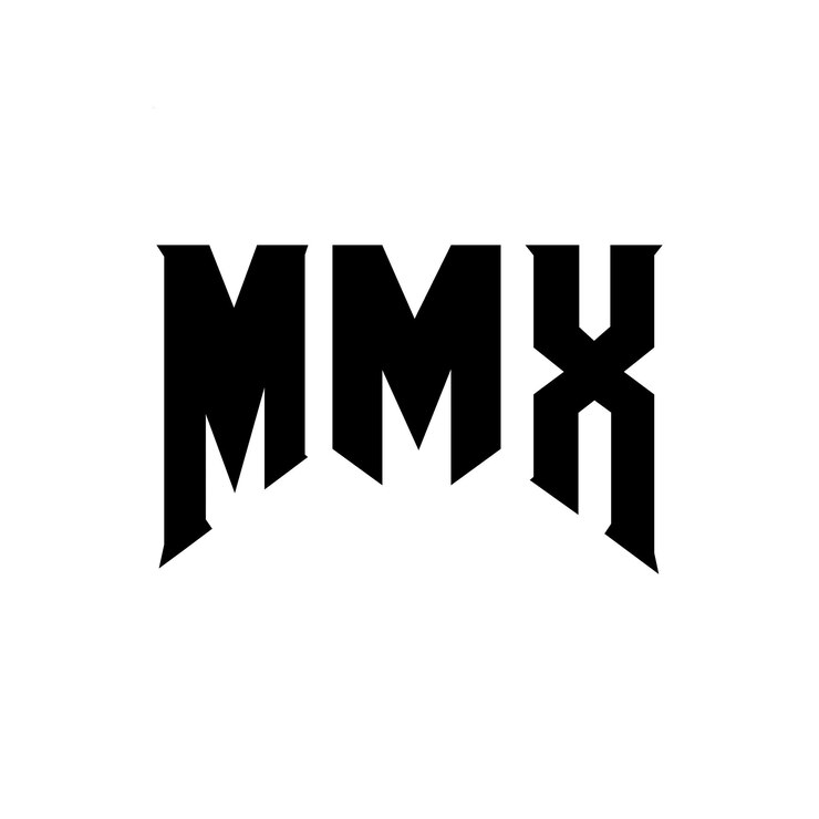 Vector diseño de logotipo de letra mmx para una empresa de tecnología diseño de logotipo mmx combinación de colores blanco y negro mmx logotipo mmx vector mmx diseño mmx icono mmx alfabeto mmx tipografía diseño de logotipo