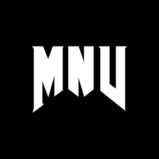 Diseño de logotipo de letra MNV para una empresa de tecnología Diseño del logotipo MNV combinación de colores blanco y negro Logotipo MNV vector diseño MNV icono MNV alfabeto MNV tipografía diseño del logotipo
