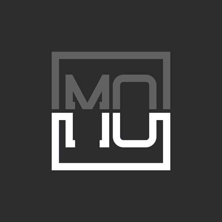 Vector diseño de logotipo de letra mo creativo minimalista moderno monograma de logotipo mo para cualquier negocio