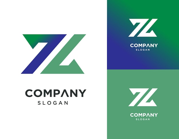 diseño de logotipo de letra moderna z