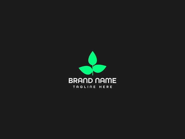 Diseño de logotipo de letra moderna