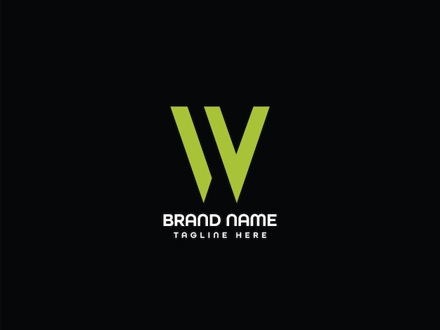 Diseño de logotipo de letra moderna