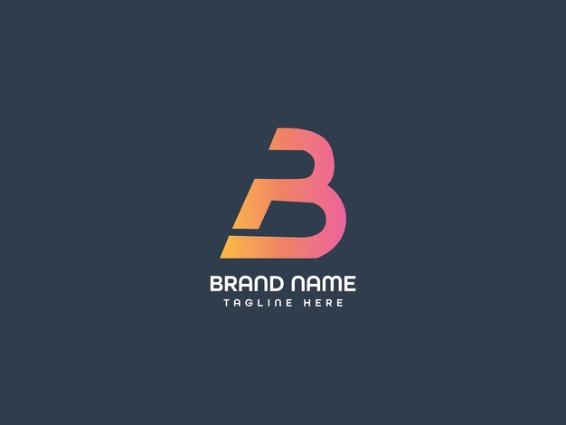 Diseño de logotipo de letra moderna