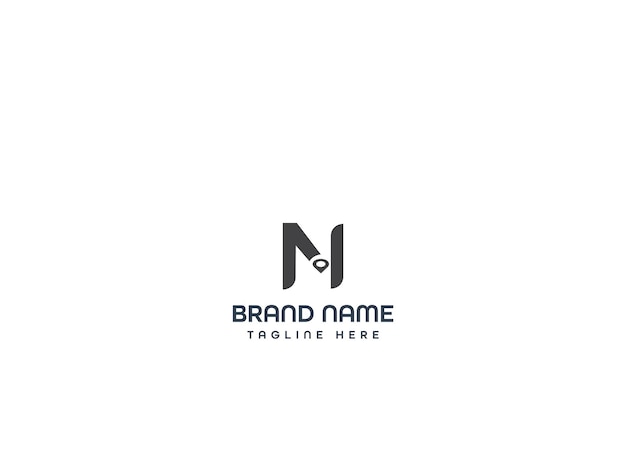 Diseño de logotipo de letra moderna