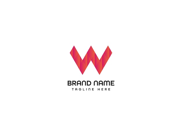 Diseño de logotipo de letra moderna