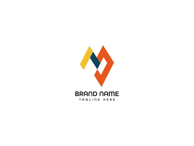 Diseño de logotipo de letra moderna