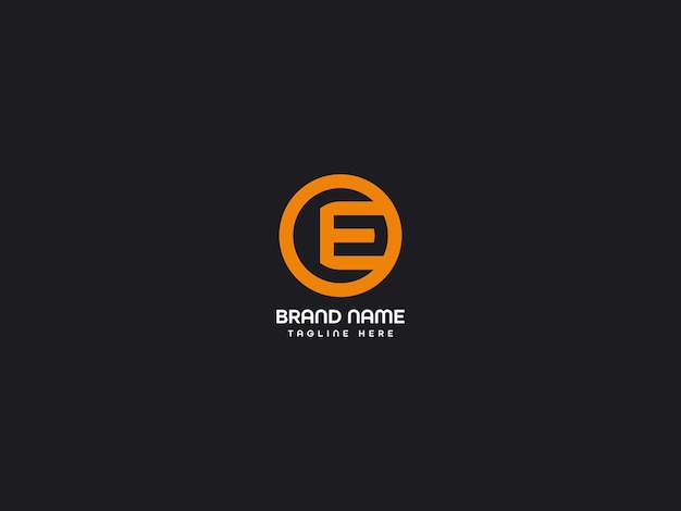 Diseño de logotipo de letra moderna