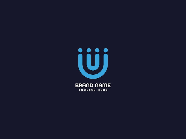 Vector diseño de logotipo de letra moderna