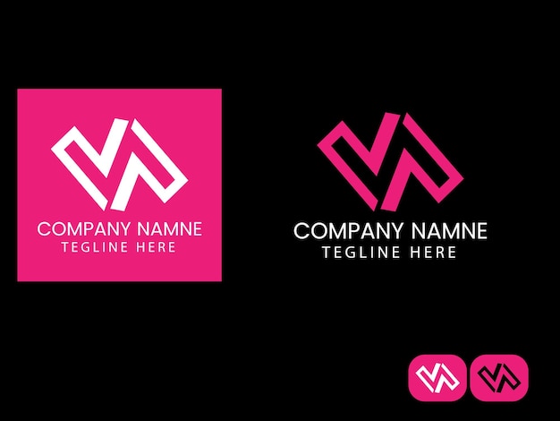 Diseño de logotipo de letra moderna
