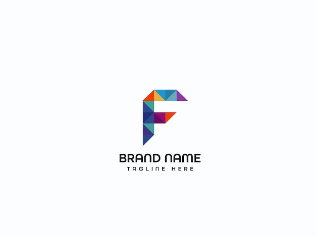 Diseño de logotipo de letra moderna