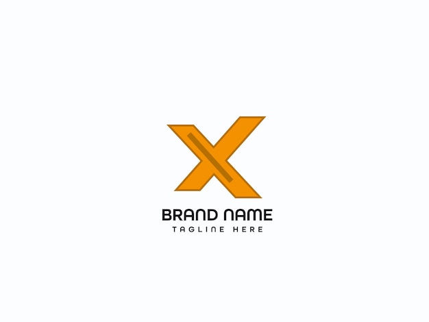 Diseño de logotipo de letra moderna