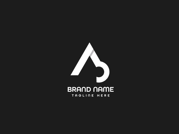 Diseño de logotipo de letra moderna