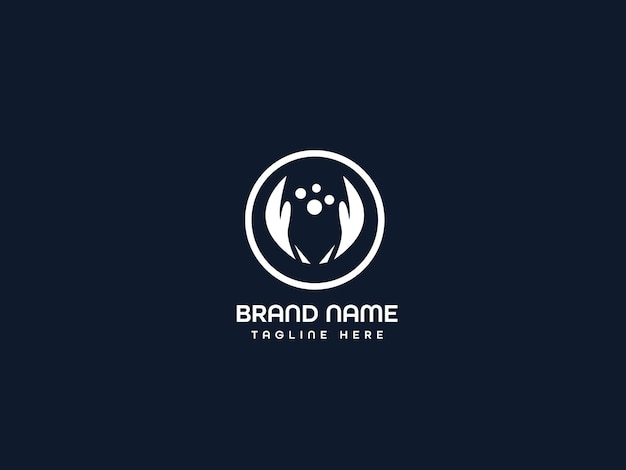 Diseño de logotipo de letra moderna