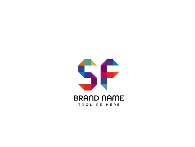 Diseño de logotipo de letra moderna