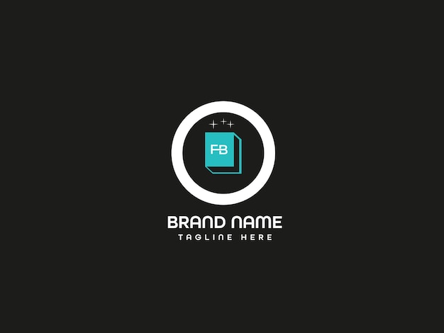 Diseño de logotipo de letra moderna