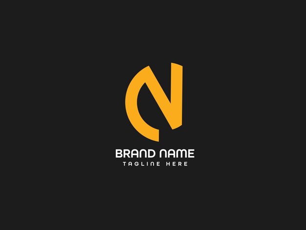 Diseño de logotipo de letra moderna