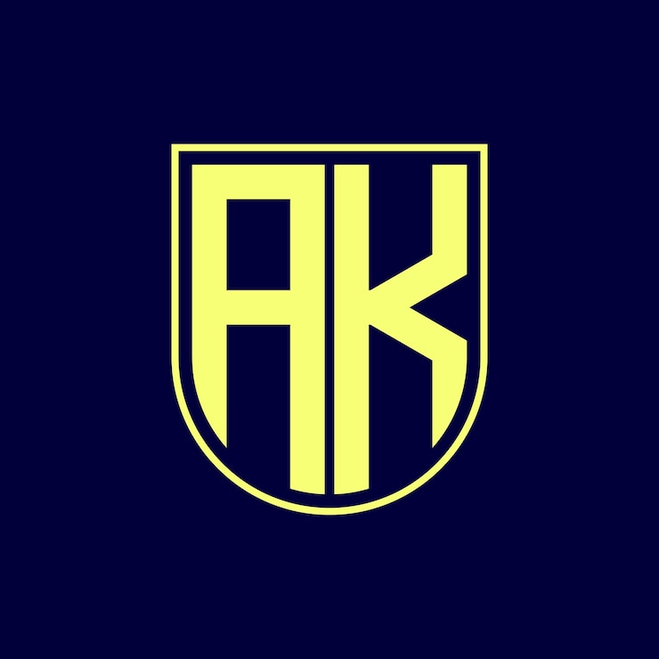 Vector diseño de logotipo de letra moderna