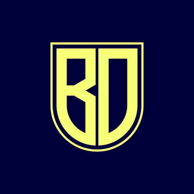 Diseño de logotipo de letra moderna