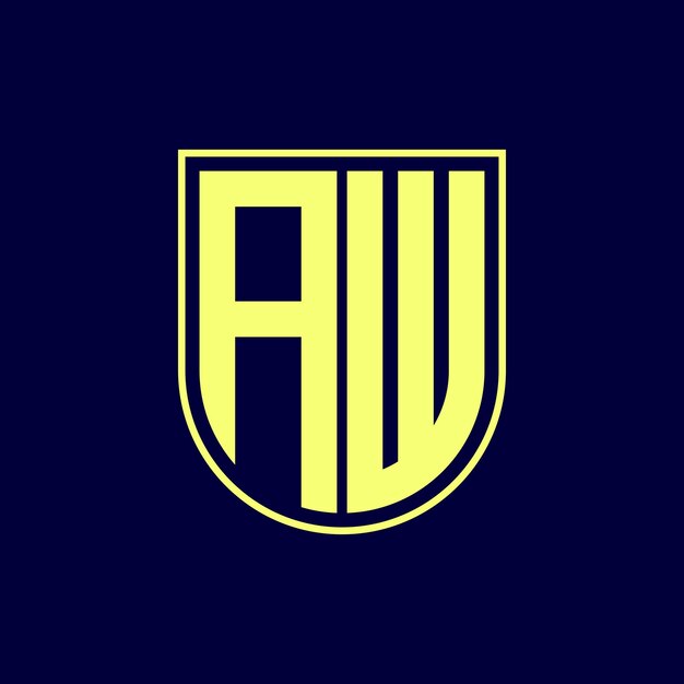 Diseño de logotipo de letra moderna