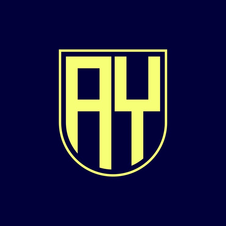 Vector diseño de logotipo de letra moderna