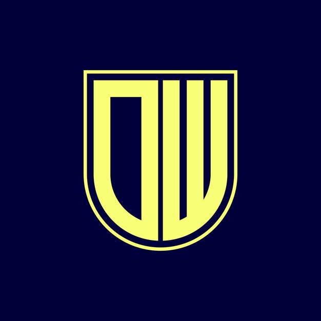 Diseño de logotipo de letra moderna