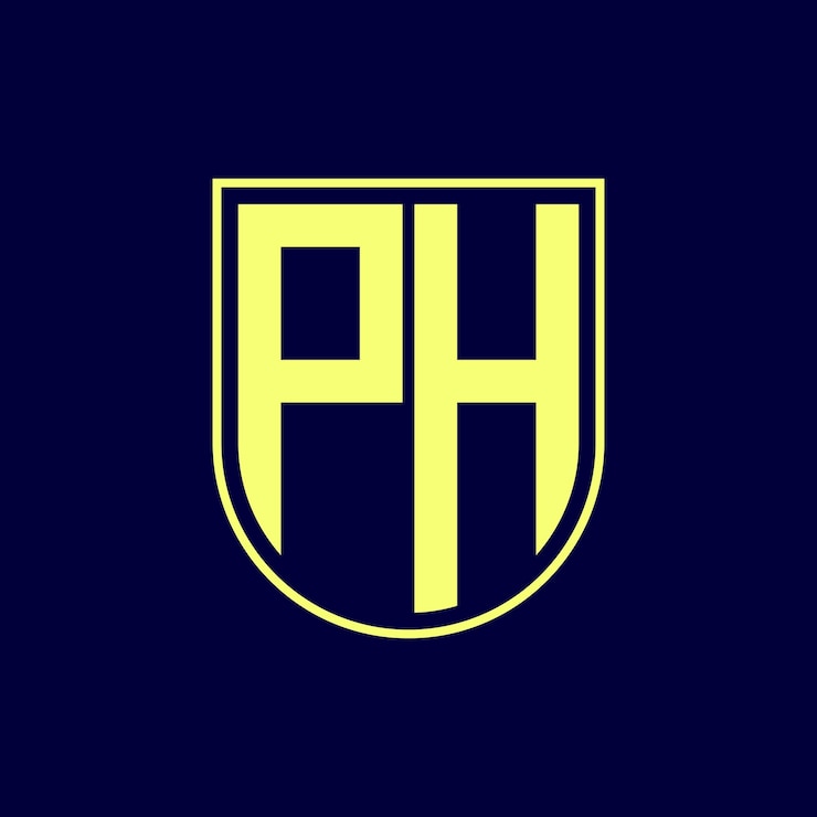 Vector diseño de logotipo de letra moderna