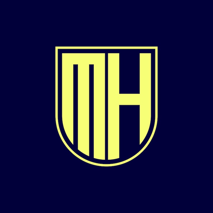 Vector diseño de logotipo de letra moderna