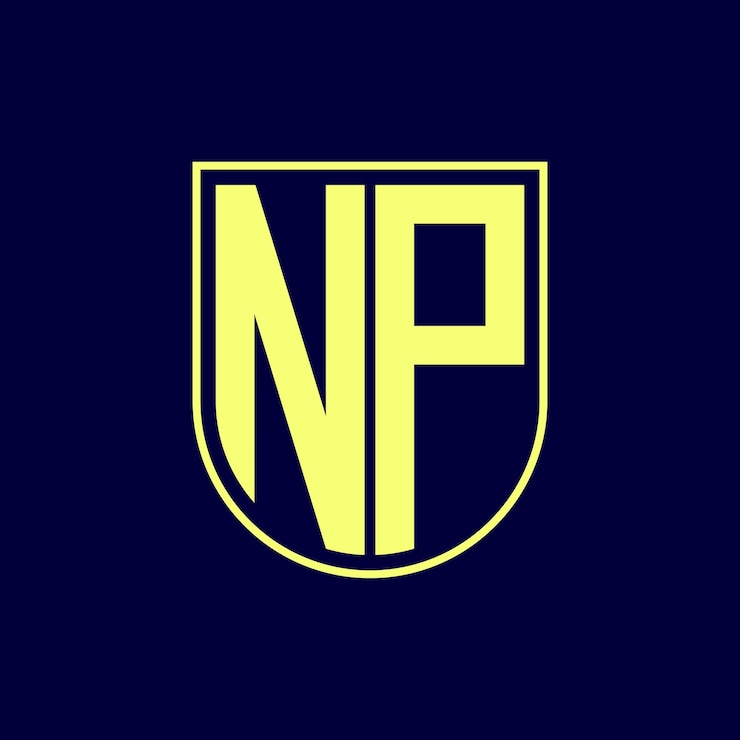 Vector diseño de logotipo de letra moderna