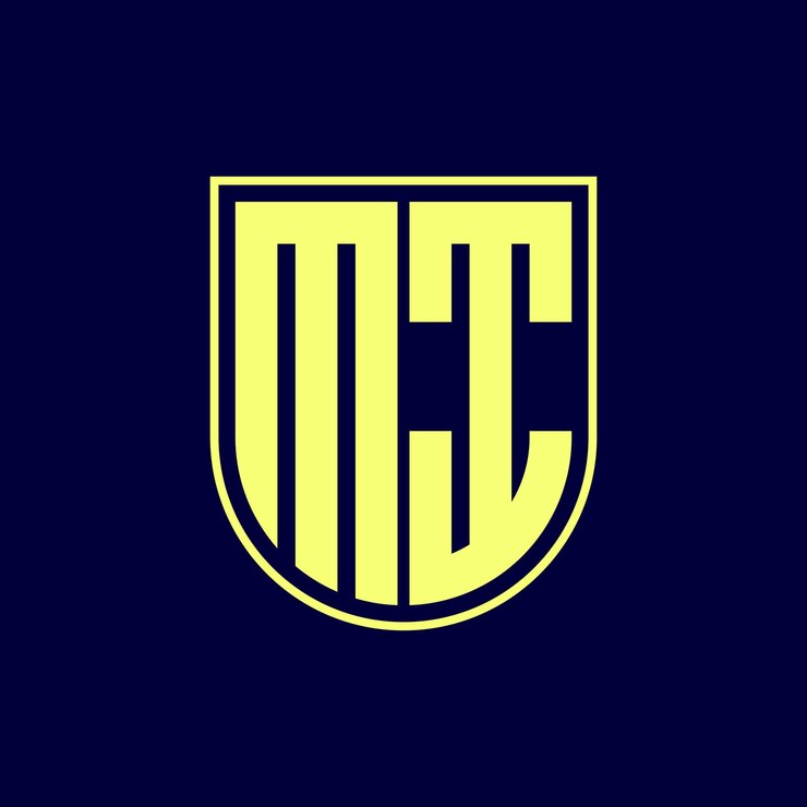 Vector diseño de logotipo de letra moderna