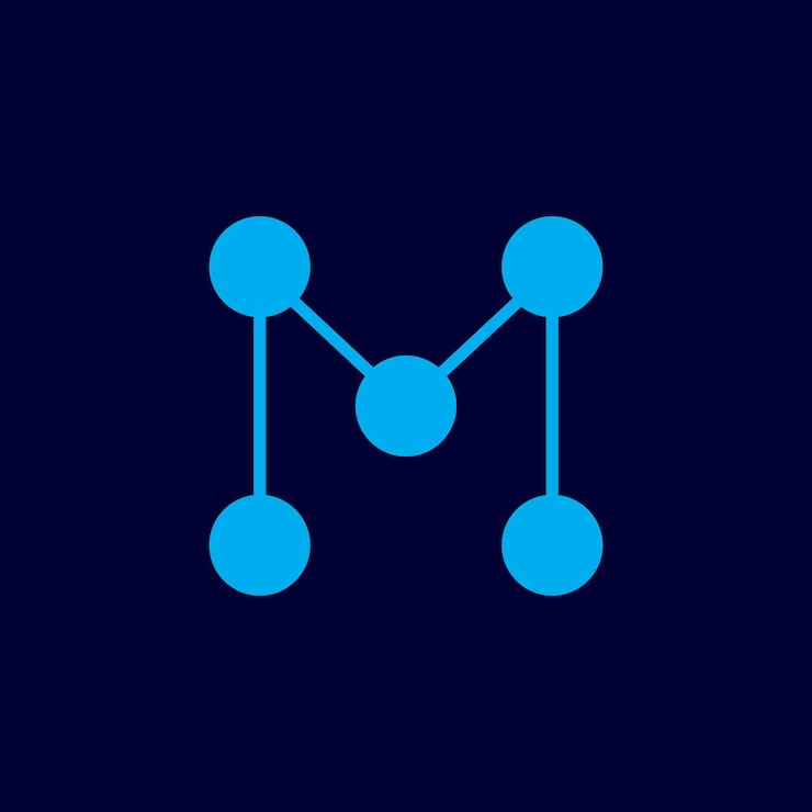 Vector diseño de logotipo de letra moderna