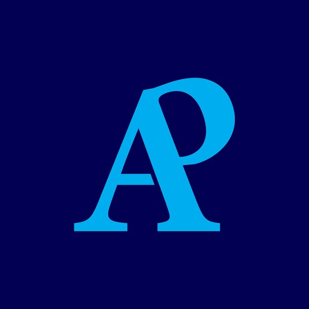 Diseño de logotipo de letra moderna