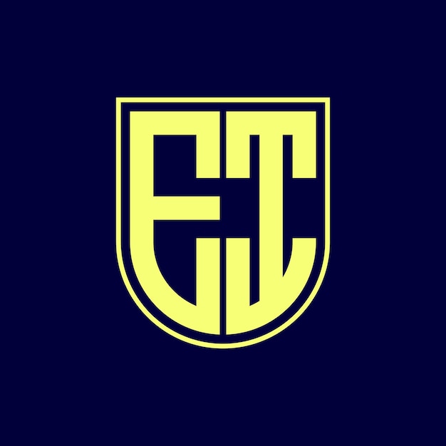 Diseño de logotipo de letra moderna