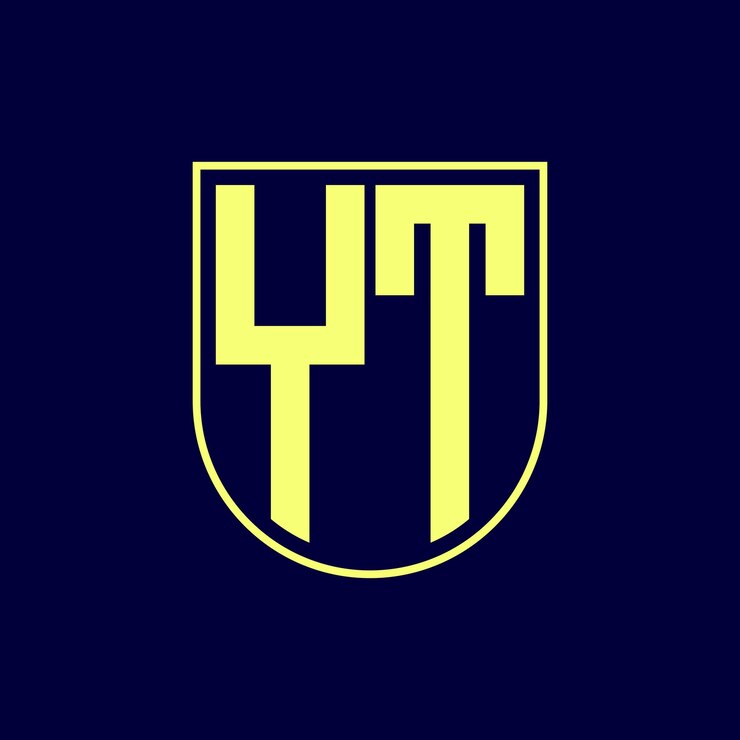 Vector diseño de logotipo de letra moderna
