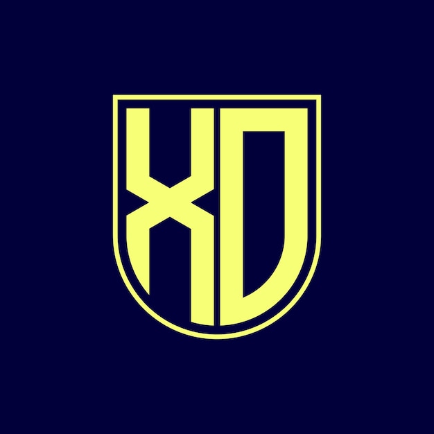 Diseño de logotipo de letra moderna