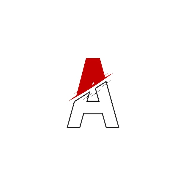 Diseño de logotipo de letra moderna