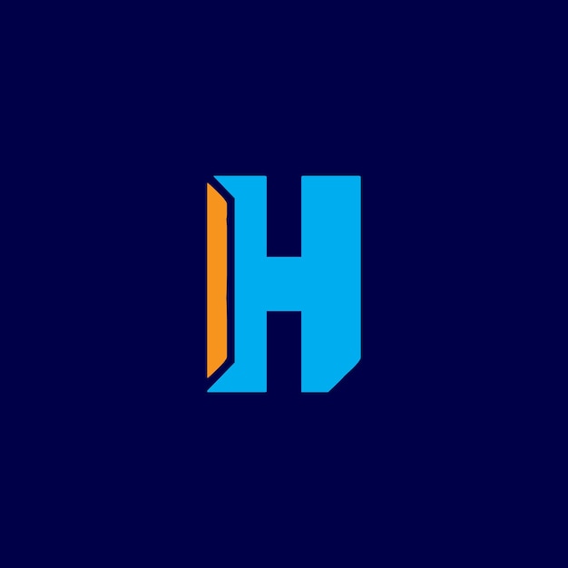 Diseño de logotipo de letra moderna