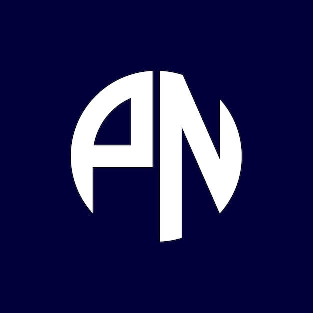 Diseño de logotipo de letra moderna