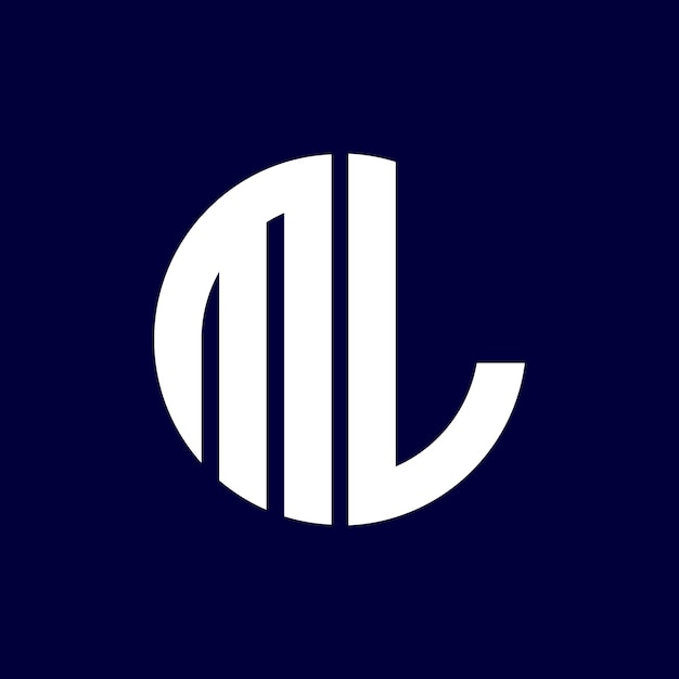 Diseño de logotipo de letra moderna