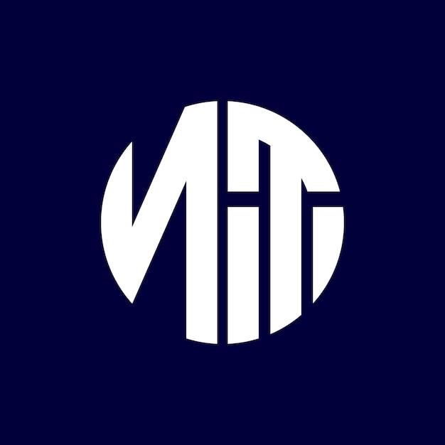 Diseño de logotipo de letra moderna