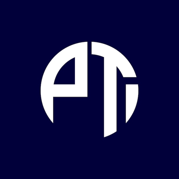 Diseño de logotipo de letra moderna