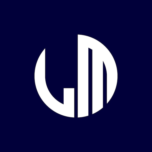Diseño de logotipo de letra moderna