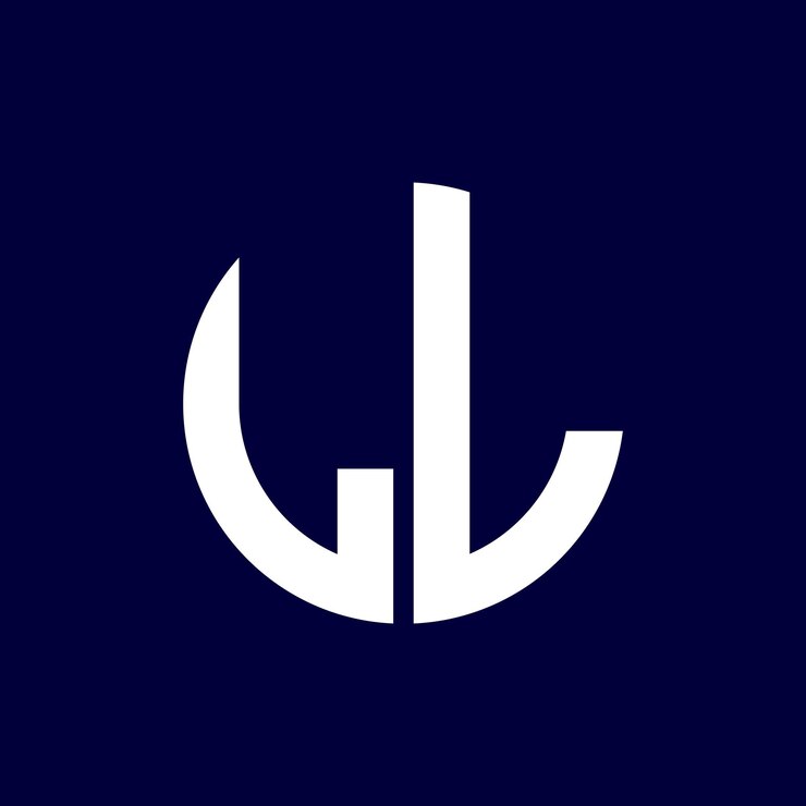 Vector diseño de logotipo de letra moderna